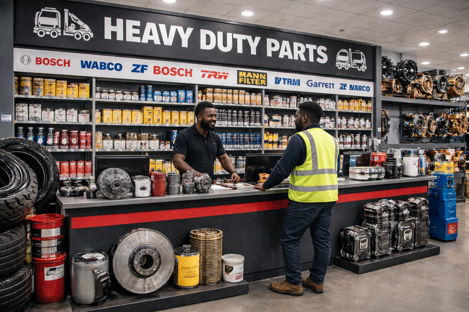 Pièces d'origine pour véhicules lourds